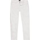 River Island Mens White Slim Fit Tapered Jeans