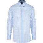 River Island Mens Stripe Muscle Fit Shirt