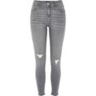 River Island Womens Ripped Amelie Super Skinny Jeans
