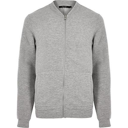 Mens Jack And Jones Ribbed Bomber Jacket