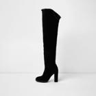 River Island Womens Suede Lined Over-the-knee Boots