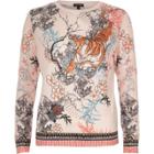 River Island Womens Tiger Print Jersey Pajama Top