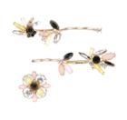 River Island Womens Gold Tone Floral Brooch Pack