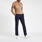 River Island Mens Check Skinny Smart Jogger Trousers