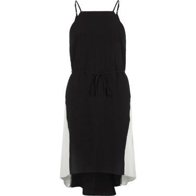 River Island Womens Contrast Panel Midi Slip Dress