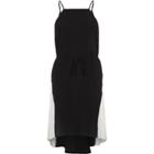 River Island Womens Contrast Panel Midi Slip Dress