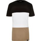 River Island Mensblack Antioch Color Block T-shirt