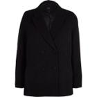 River Island Womens Petite Textured Double Breasted Blazer