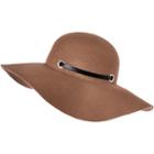 River Island Womens Black Trim Floppy Hat