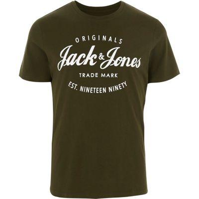River Island Mens Jack And Jones Print T-shirt