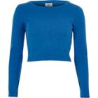 River Island Womens Cropped Jersey Sweatshirt