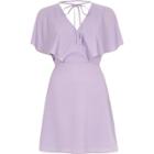 River Island Womens Tie Neck Cape Dress