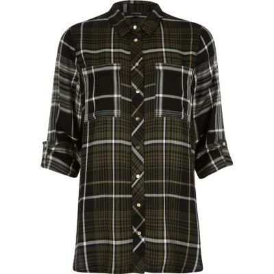 River Island Womens Mixed Check Shirt