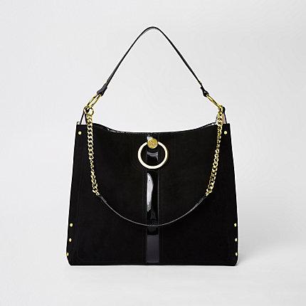 River Island Womens Circle Gold Chain Slouch Bag