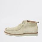 River Island Mens Suede Lace Up Wallabee Boots