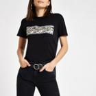 River Island Womens 'only Positive Vibes' T-shirt