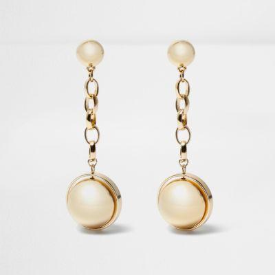 River Island Womens Gold Tone Pearl