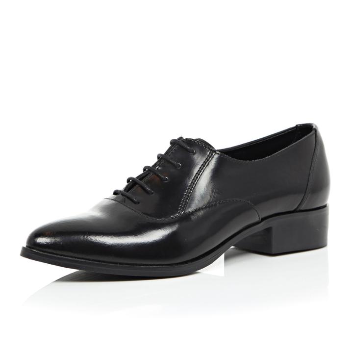 River Island Womens Leather Lace-up Brogues