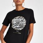 River Island Womens 'joie' Gold Foil Print T-shirt