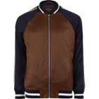 River Island Mens Two Tone Light Bomber Jacket