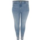 River Island Womens Plus Molly Diamante Hem Jeggings