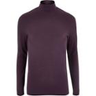 River Island Mens Muscle Fit Roll Neck T-shirt