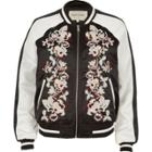 River Island Womens Embroidered Bomber Jacket