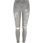 River Island Womens Distressed Molly Jeggings