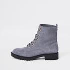 River Island Womens Faux Suede Lace-up Ankle Boots