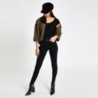 River Island Womens Scoop Neck Fitted T-shirt