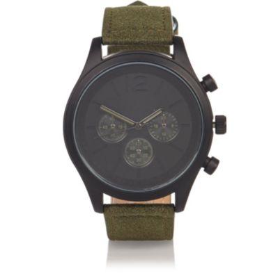 River Island Mens Textile Strap Watch