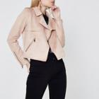 River Island Womens Petite Faux Suede Trench Jacket
