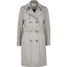 River Island Womens Soft Textured Trench Coat