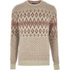 River Island Menscream Jack & Jones Vintage Knitted Sweater