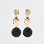 River Island Womens Gold Color Croc Drop Earrings