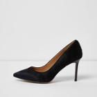 River Island Womens Suede Court Shoe