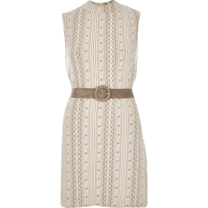 River Island Womens Print Belted Tabbard