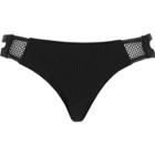 River Island Womens Ribbed Mesh Panel Brief