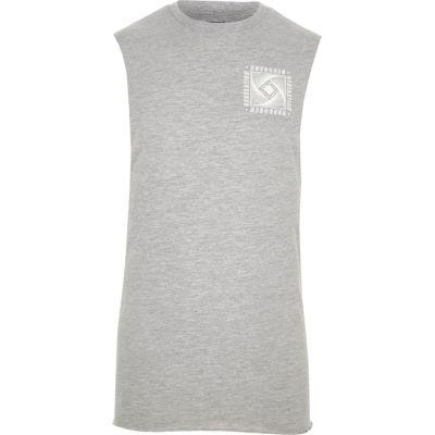 River Island Mens Marl 'unbroken' Print Vest