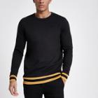 River Island Mens Crew Neck Slim Fit Sweater