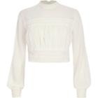 River Island Womens Lace Victoriana Crop Top