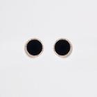 River Island Womens Large Round Rhinestone Clip On Earrings