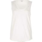 River Island Womens Distressed Tank Top With Cut Out Detail