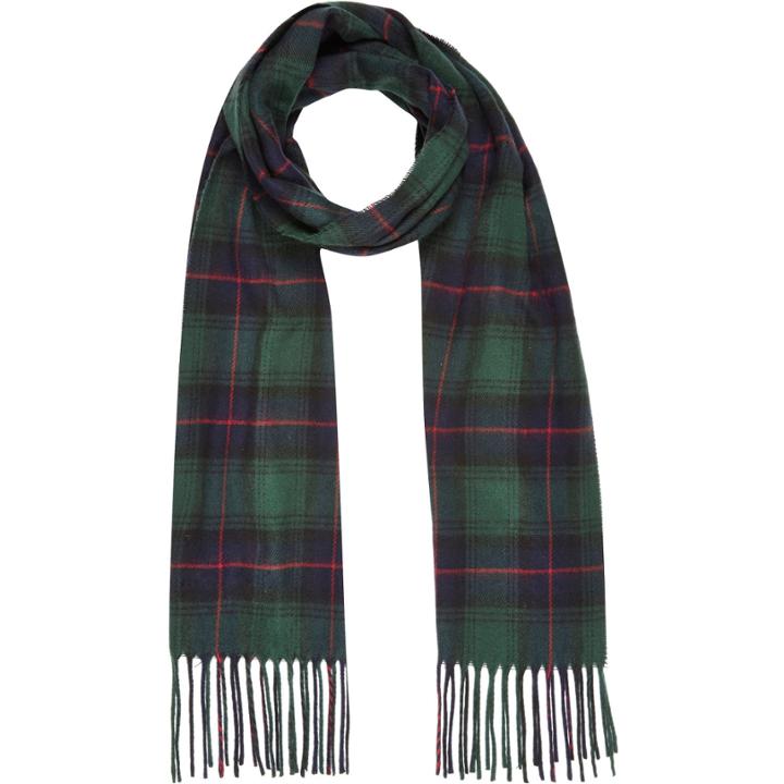 River Island Mensgreen Check Tassel Scarf