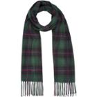 River Island Mensgreen Check Tassel Scarf