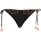 River Island Womens Beaded Low Rise Bikini Bottoms