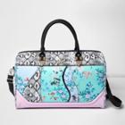 River Island Womens Floral And Snake Print Weekend Bag