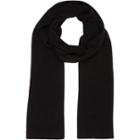 River Island Mensblack Knitted Scarf