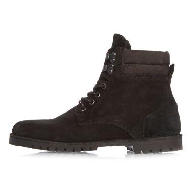 River Island Mensblack Suede Boots