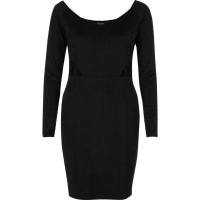River Island Womens Lattice Side Bodycon Dress